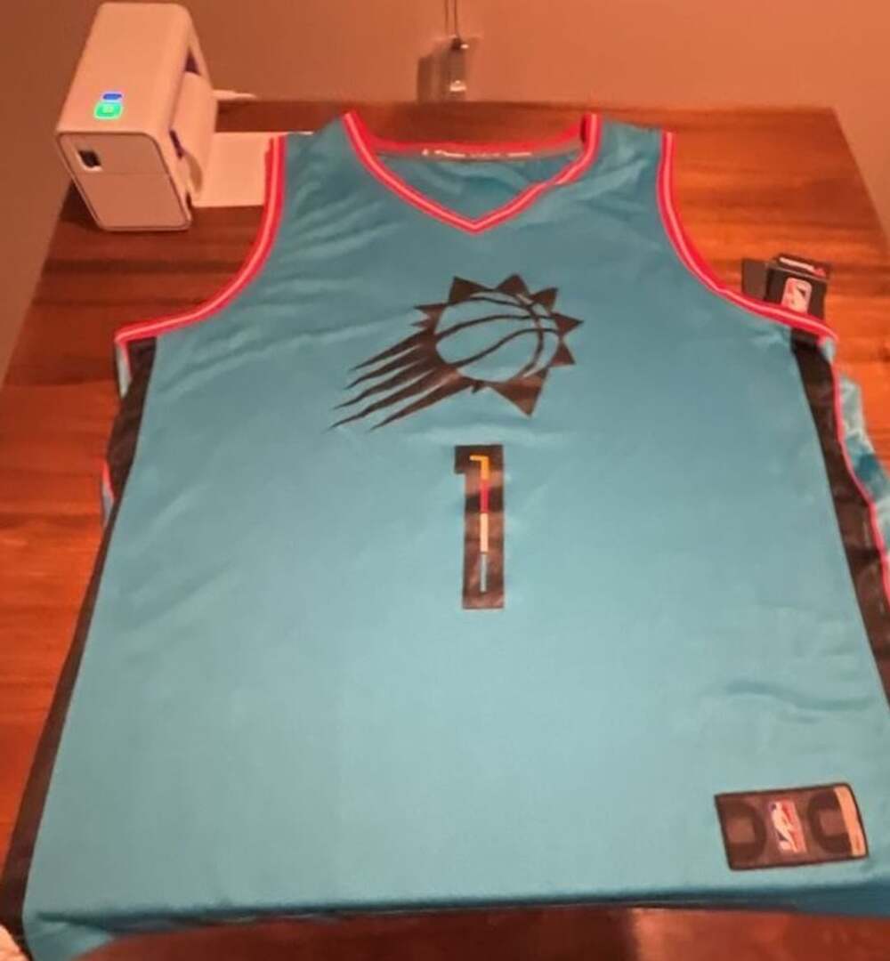 Fanatics Phoenix Suns Devin Booker #1 City Edition Jersey Size L